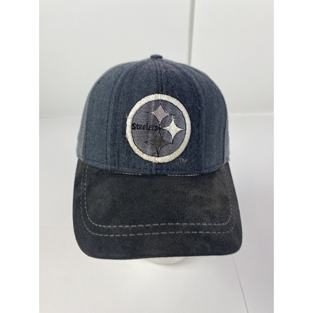 Vintage 90s Pittsburgh Steelers American Needle Hat Cap NFL Made In USA Gray